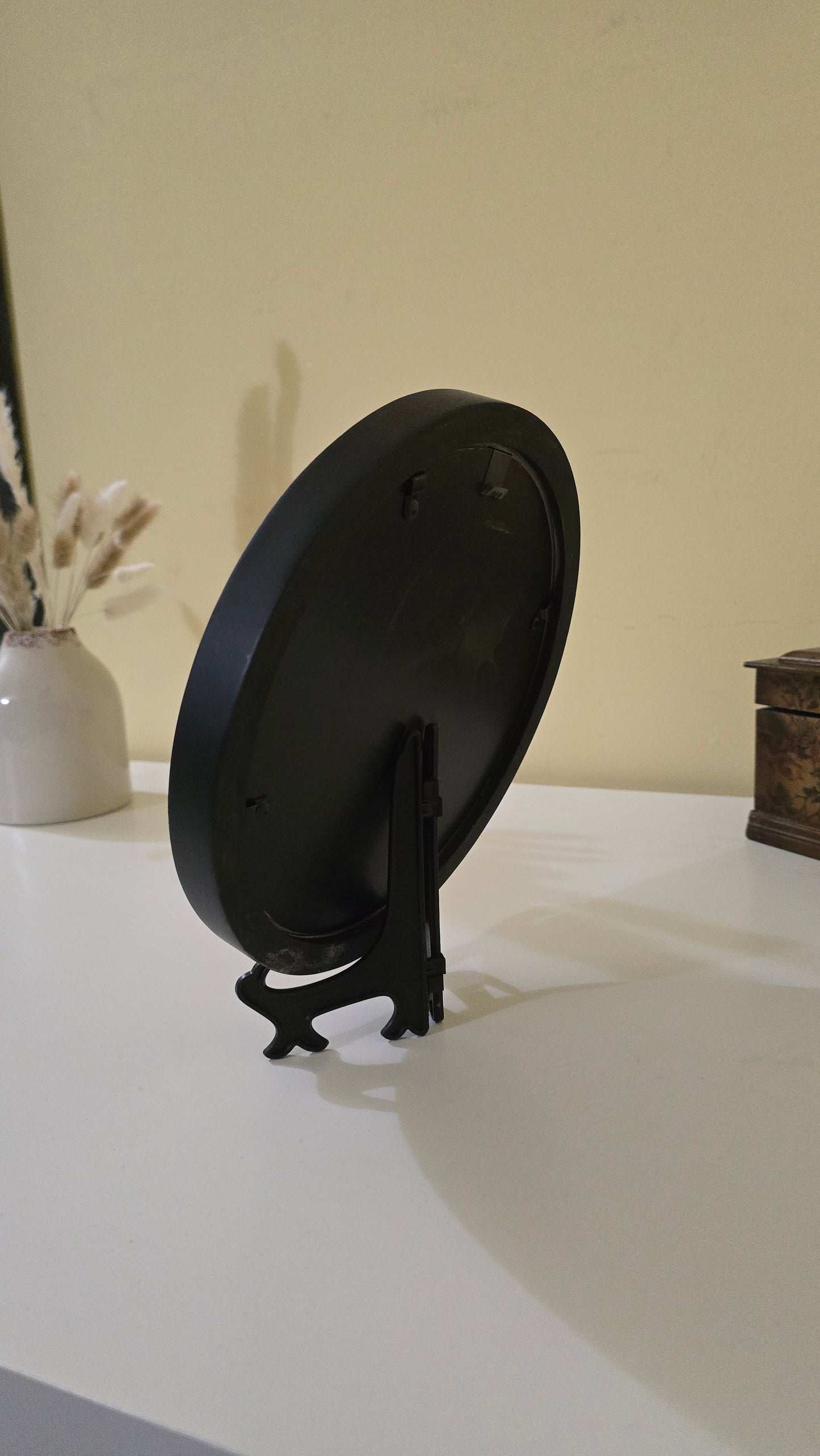 D008 Tablou rotund cu flori naturale conservate – eleganță în detalii