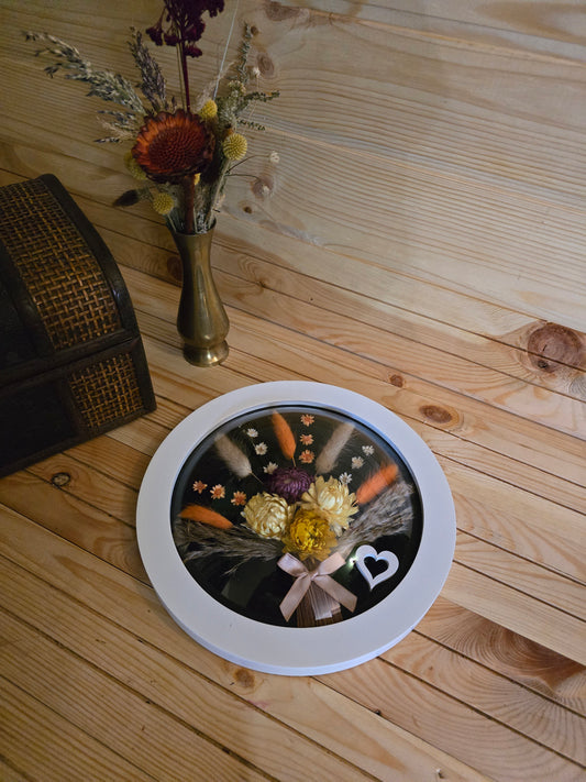 D009 Tablou rotund realizat manual