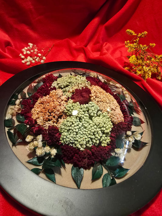 G016 Tablou rotund handmade