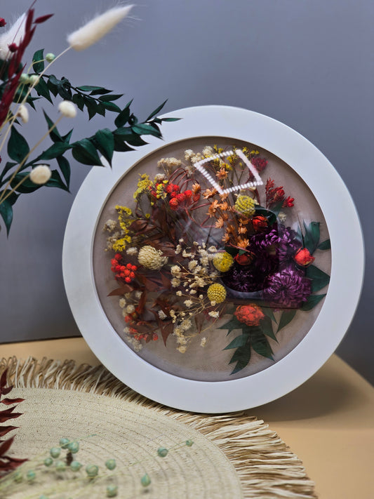 D018 Tablou cu flori criogenate