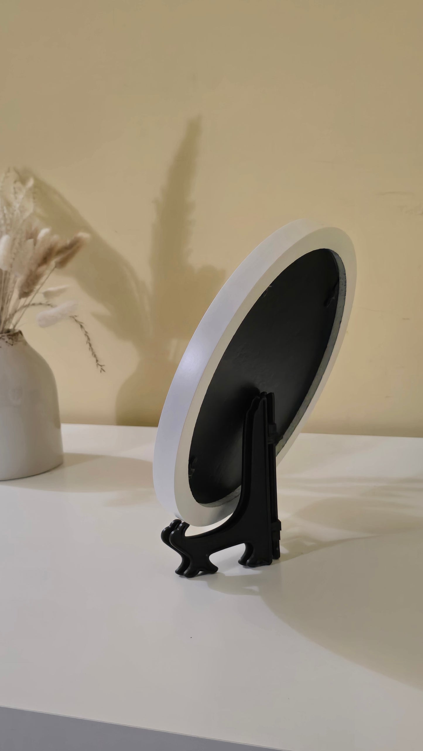 D044 Tablou floral rotund cu trandafiri – flori naturale criogenate